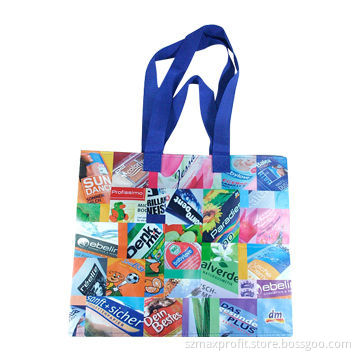 PP Color Shopping Bag with Side and Bottom Gussets, Various Colors/Sizes/Materials Available